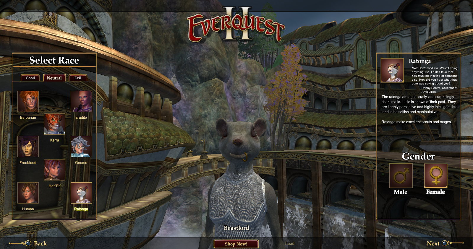 Everquest 2 Races