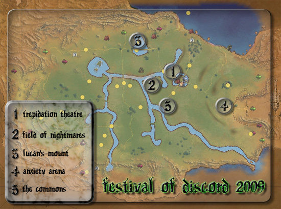 Where shall YOU meet your end at this year's Festival of Discord?