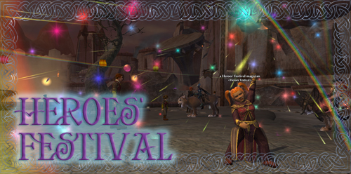 Heroes' Festival banner